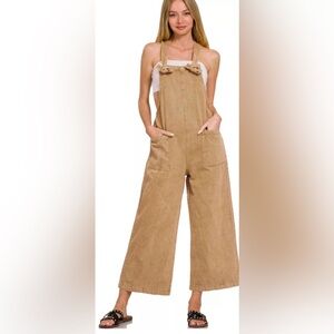 Zenana Knot Strap jumpsuit